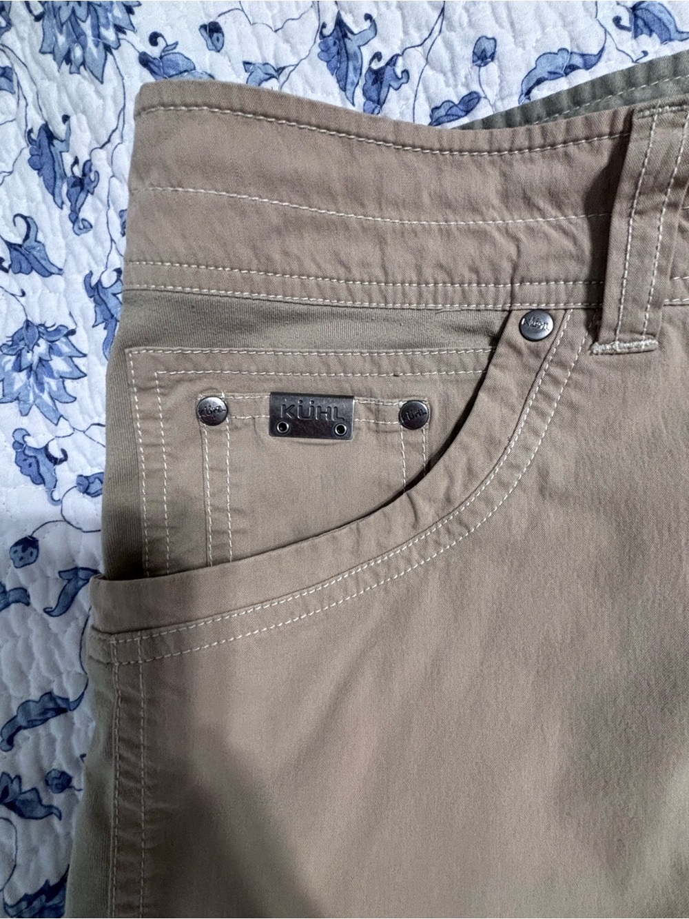 KÜHL Renegade Cargo Shorts Men’s 36 Khaki Stretch Hiking Outdoor Utility - Picture 7 of 15